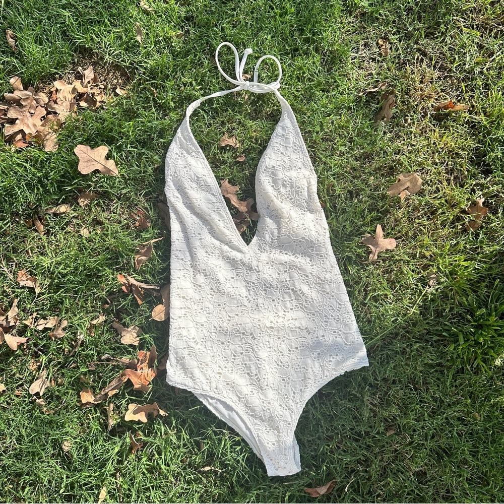 H&M Lace One-piece Swimsuit